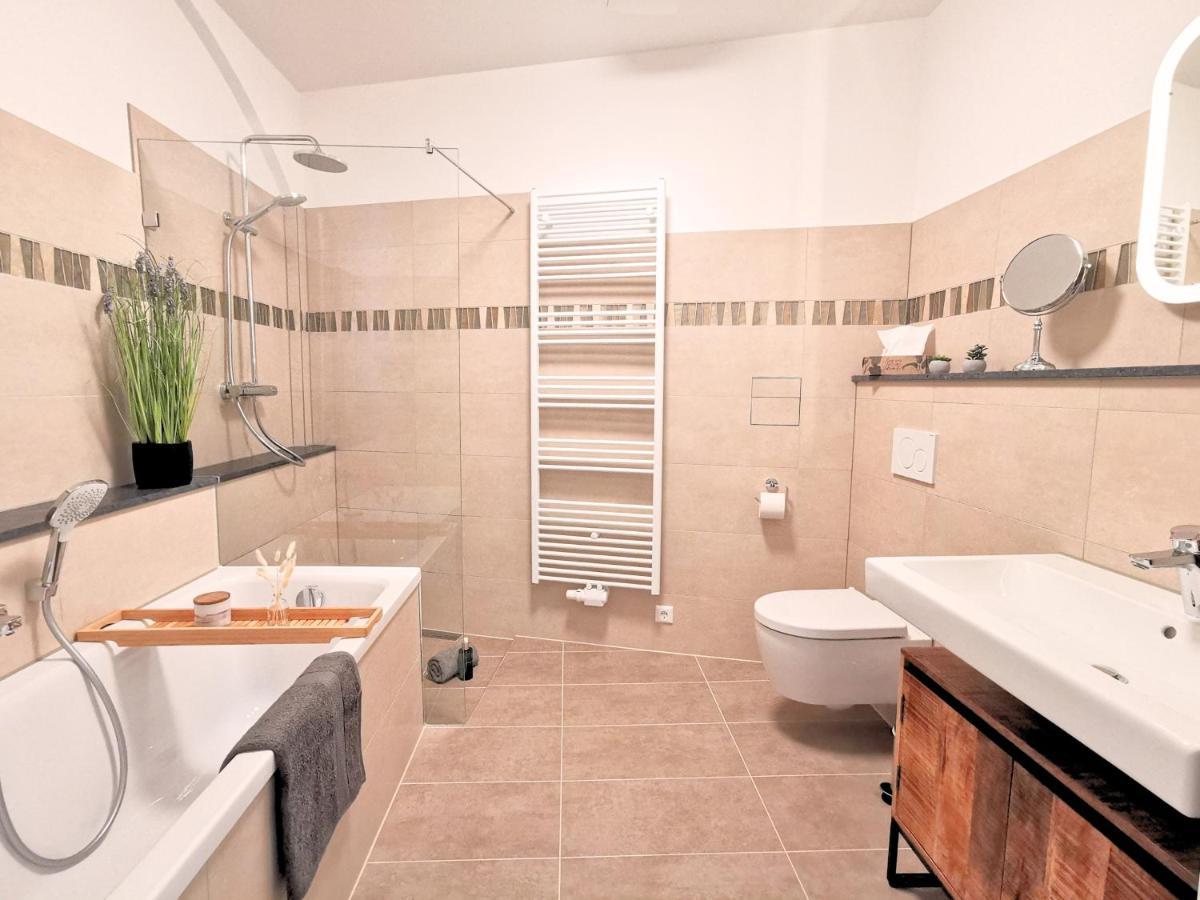Fynbos Apartments Deluxe, Balkon, Historisch, Parkplatz Meißen 外观 照片