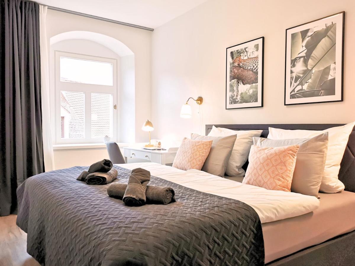 Fynbos Apartments Deluxe, Balkon, Historisch, Parkplatz Meißen 外观 照片