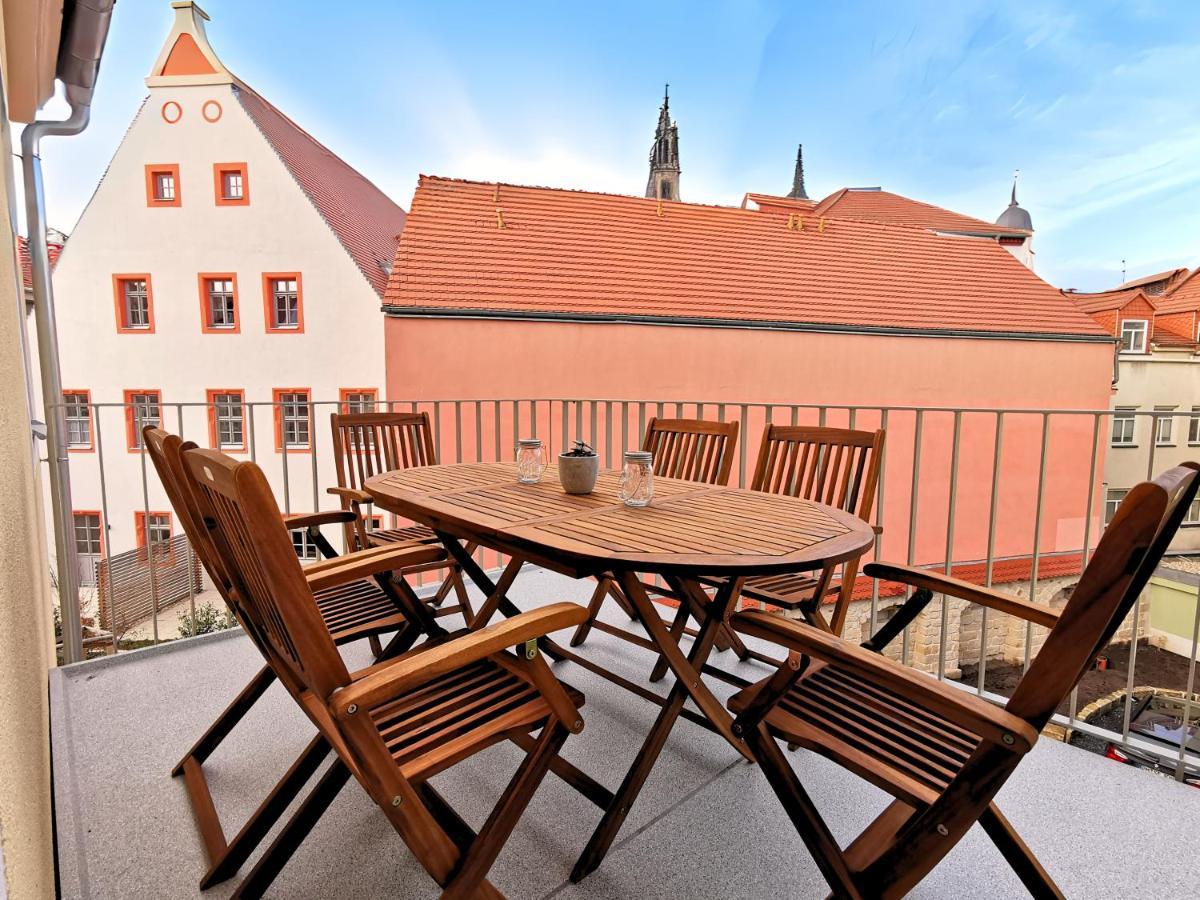 Fynbos Apartments Deluxe, Balkon, Historisch, Parkplatz Meißen 外观 照片